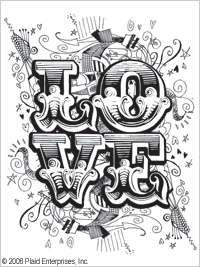 Simply Screen- seula, Love - Kangasmaalaus Simply Screen - 98547 - 1