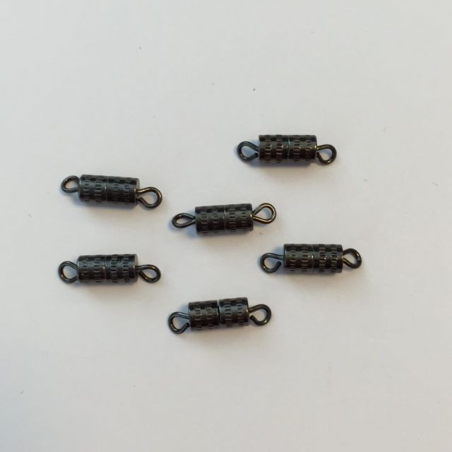 Korulukko kierr. 8mm 6kpl Musta / - Korunosat ja korutarvikkeet - 12092-9238 - 1