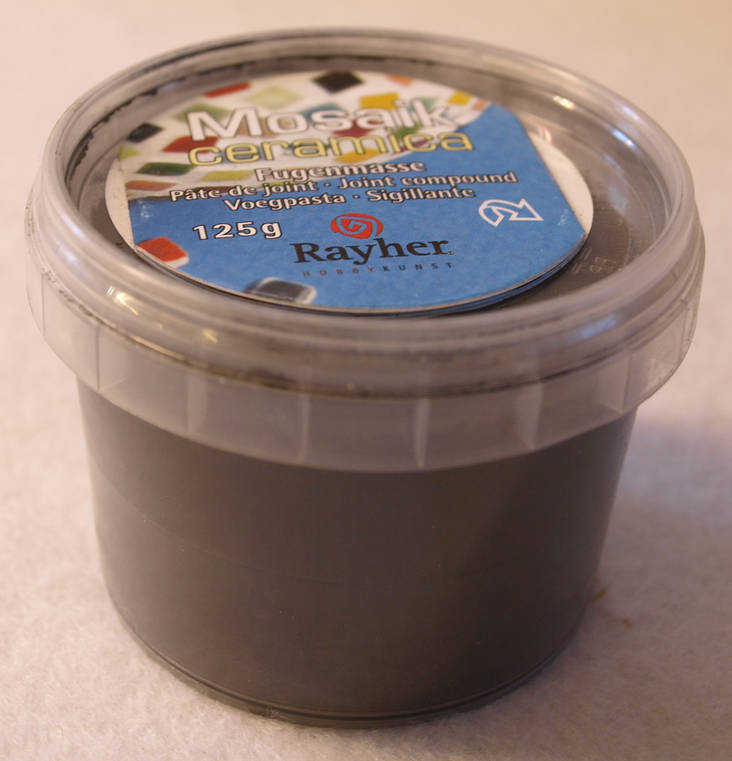 Mosaiikkilaasti, 125 g, harmaa LKL - Mosaiikki ja laastit - 1460598 - 1