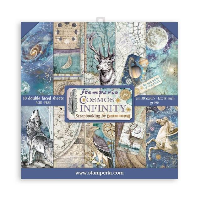 Paperilehtiö 30x30cm Cosmos Infinity - Kuviopaperilajitelmat - SBBL118 - 1