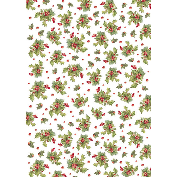 Riisipaperi A4 Mistelit LKL - Riisi- ja decoupage-paperit - DFSA4148 - 1