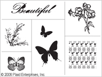 Simply Screen- seula, Butterfly Elements - Kangasmaalaus Simply Screen - 98548 - 1