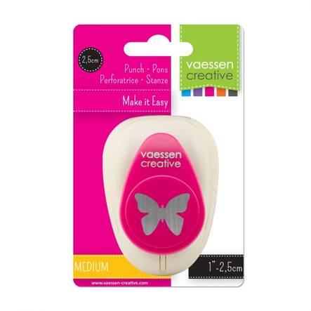 Lävistäjä perhonen 2,5cm - Paperileikkurit ja kuviolävistäjät - 21435-049 - 1