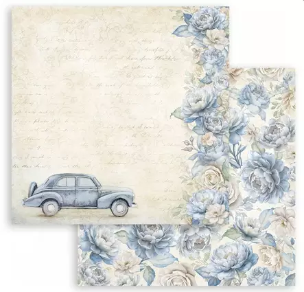 Skräppipaperi 30x30cm, Vintage car - Skräppipaperit ja kuviokartongit - SBB1069 - 1