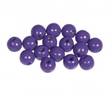 Puuhelmi, 12 mm, 32 kpl, lila - Puuhelmet - 1250439 - 2