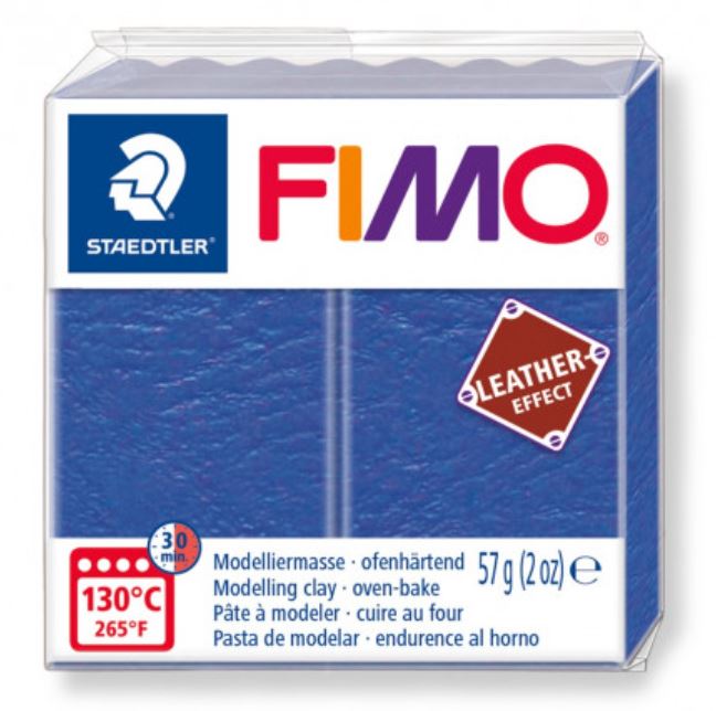 Fimo Leather -nahkafimo sininen - FIMO Leather -nahkamassa - 8010-309 - 1