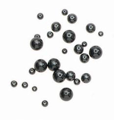 Hematiittihelmet, 100kpl - Muut helmet - 1947-09 - 1