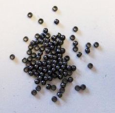 Kiristyshelmi 2mm 100kpl Musta / - Korunosat ja korutarvikkeet - 12092-9259 - 1