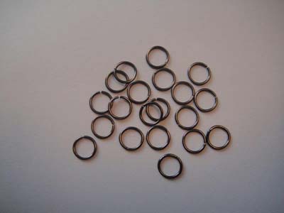 Välirengas split 6mm 20kpl Musta / - Korunosat ja korutarvikkeet - 12092-9249 - 1