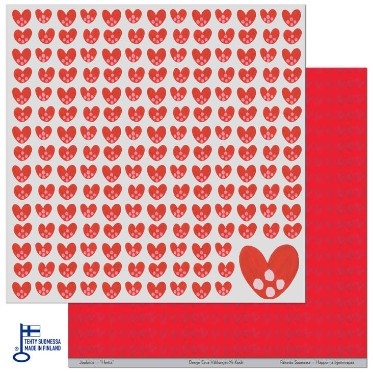 Skräppipaperi HERTTA - Skräppipaperit ja kuviokartongit - 900-H - 1