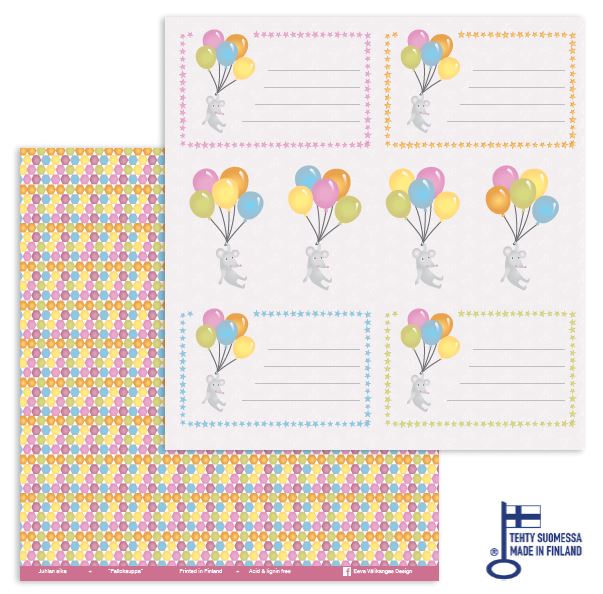 Skräppipaperi 30x30cm PALLOKAUPPA - Skräppipaperit ja kuviokartongit - 900-PAK - 1