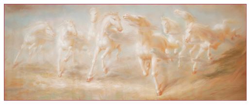 Riisipaperi 24x60cm, Hevoset - Riisi- ja decoupage-paperit - DFS337L - 1